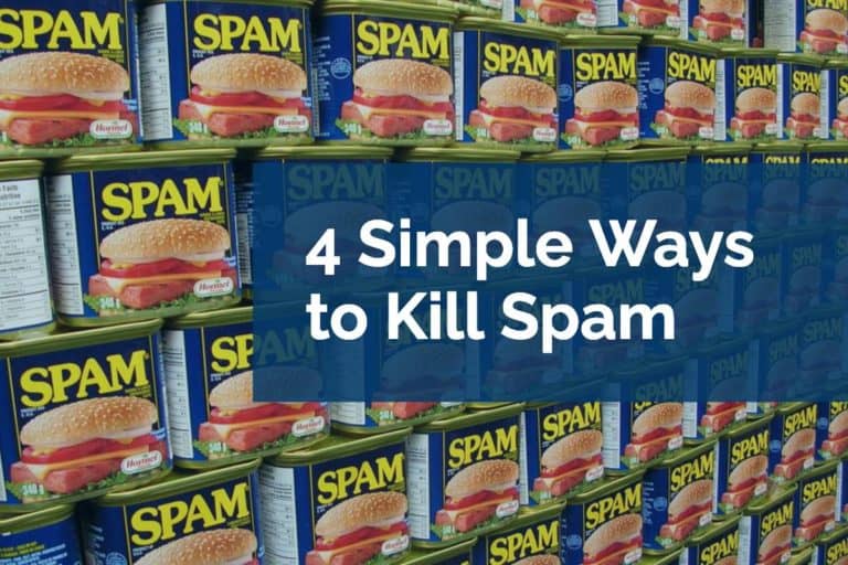 4 Simple Ways To Kill SPAM From Your WordPress Site
