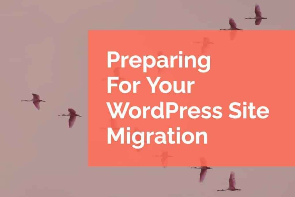 Preparing For Your WordPress Site Migration Preparing For Your WordPress Site Migration