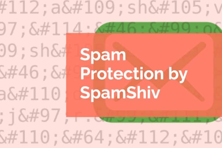 (PLUGIN) Spam Protection by SpamShiv