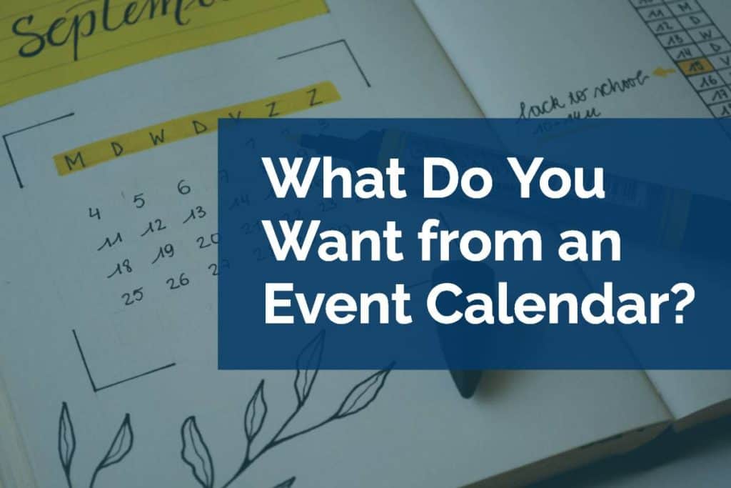 event calendar an event calendar