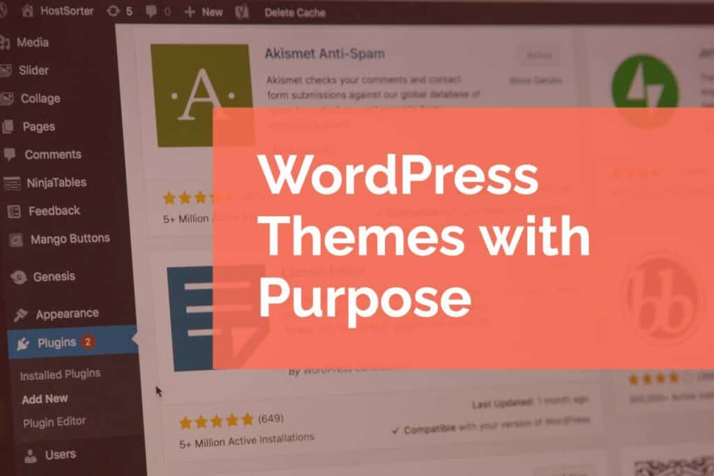 WordPress Themes with Purpose WordPress Themes with Purpose