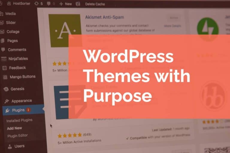 WordPress Themes with Purpose