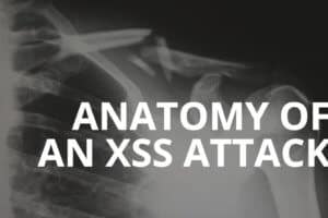 anatomy of an XSS attack