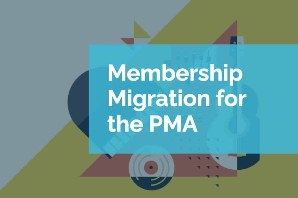 membership migration for PMA membership migration for the PMA website