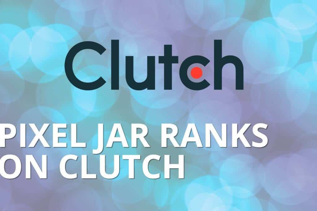 clutch logo and text pixel jar ranks on clutch