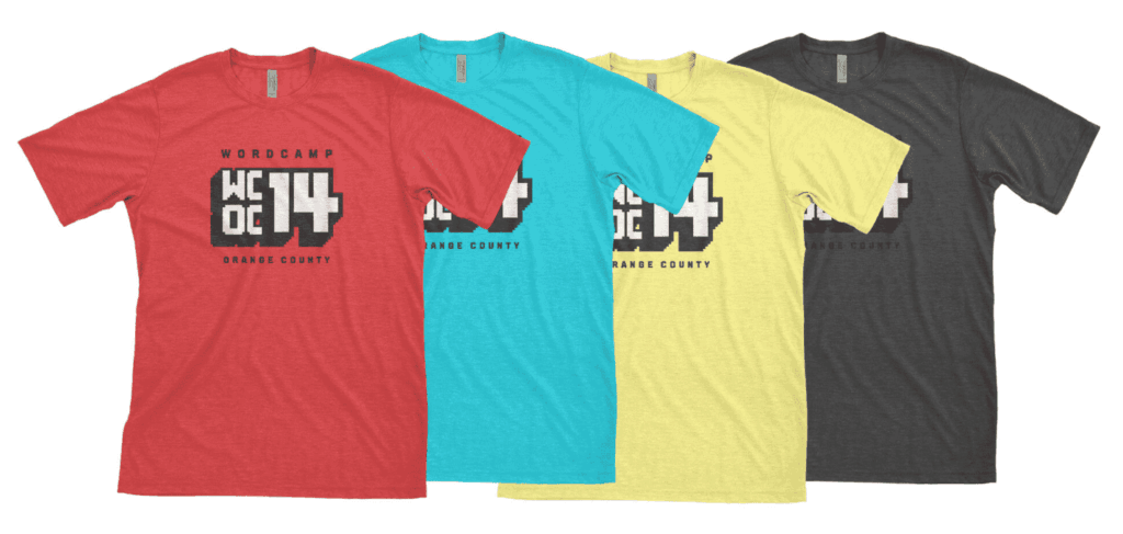 t-shirts for wordcamp 2014