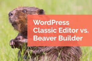 classic editor vs. beaver builder